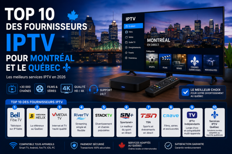 fournisseurs IPTV pour Montréal