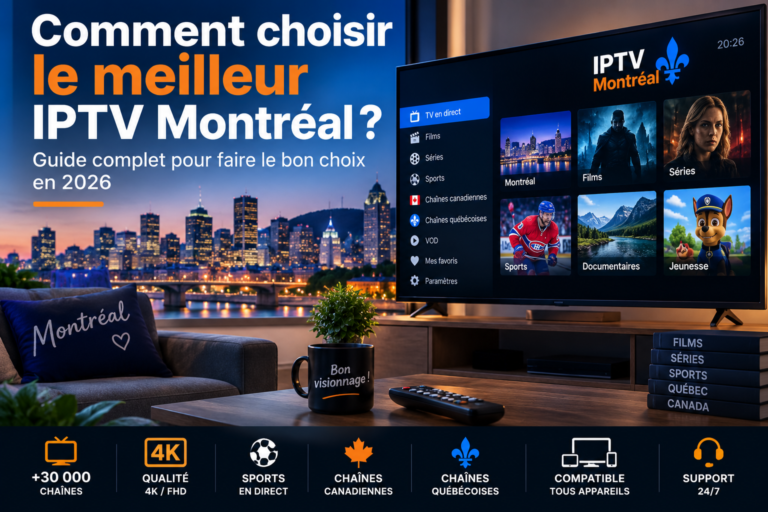 choisir le meilleur IPTV à Montréalen 2026